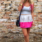 Color Block Skirt