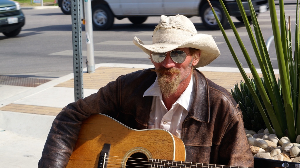 Cowboy  Street performer Austin TX