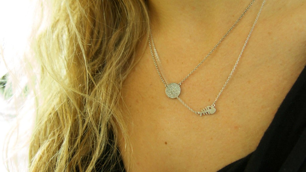 market miami fishbone necklace