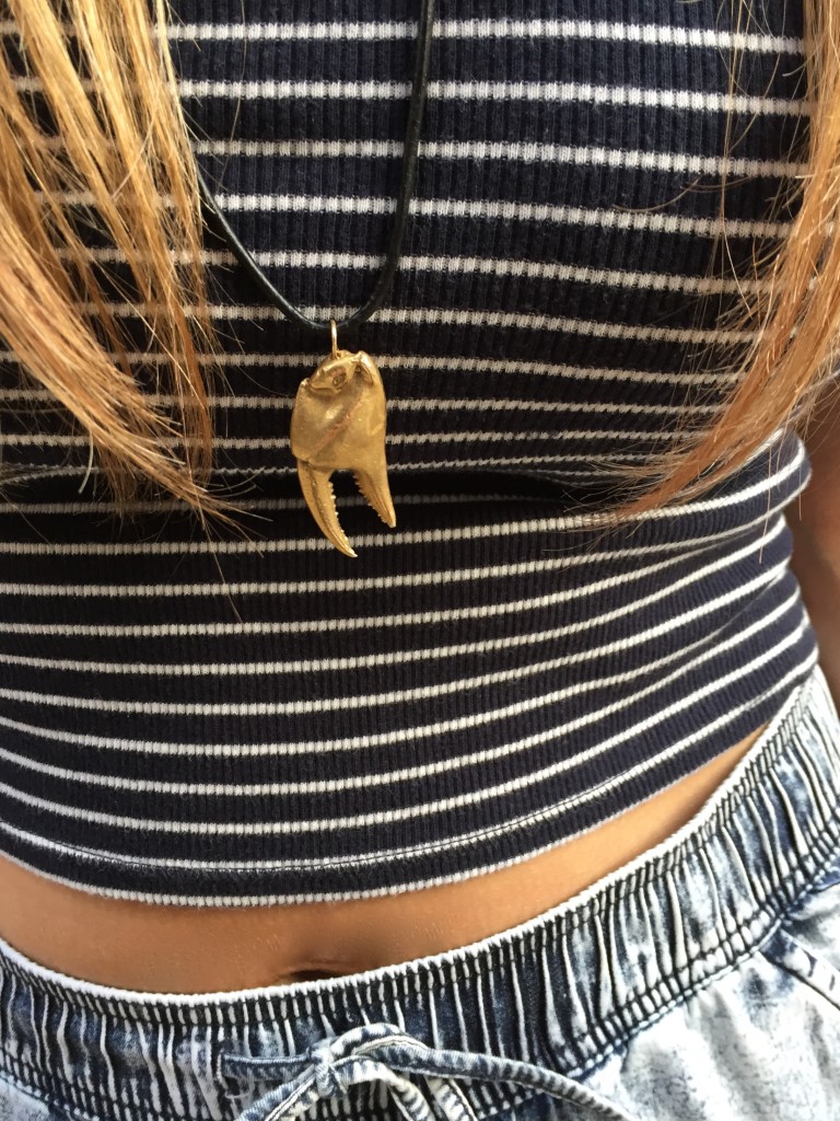 Made In Crab Claw Necklace